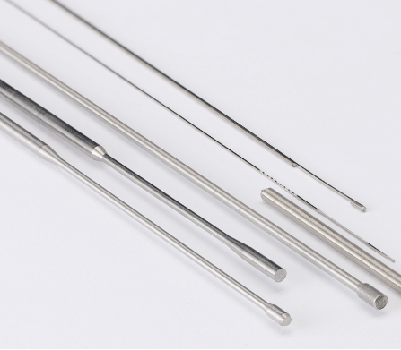 Examples of custom medical wire grinding