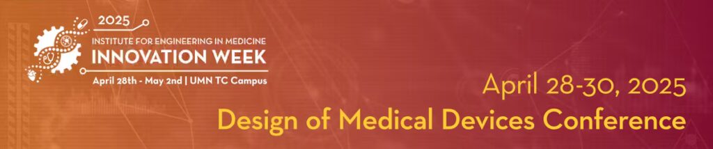design of medical devices conference announcement banner